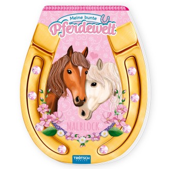 Ausmalblock "Meine bunte Pferdewelt"