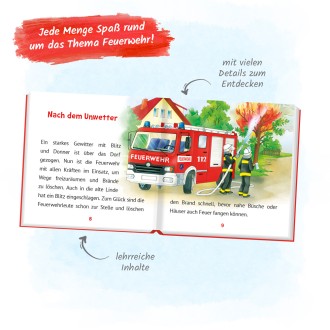 Mein klitzekleines Kinderbuch "Feuerwehr"