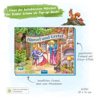 Mini-Pop-up-Buch "Hänsel & Gretel"