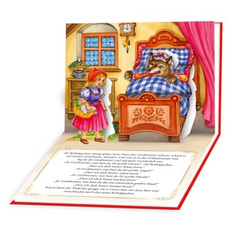 Mini-Pop-up-Buch "Rotkäppchen"