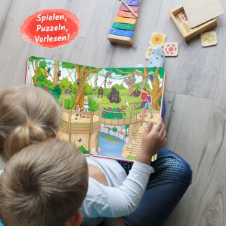 Puzzle- und Spielbuch "Im Zoo"