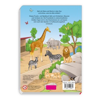 Puzzle- und Spielbuch "Im Zoo"