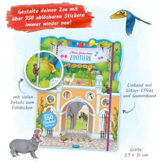 Stickerhaus "Zootiere"