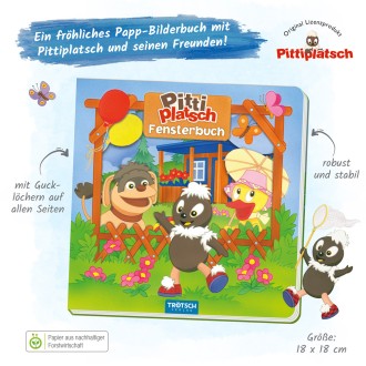 UNSER SANDMÄNNCHEN Fensterbuch "Pittiplatsch"