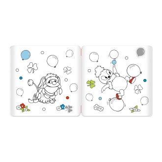 UNSER SANDMÄNNCHEN Stickermalbuch "Pittiplatsch"