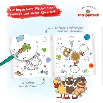UNSER SANDMÄNNCHEN Stickermalbuch "Pittiplatsch"