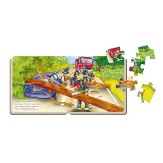 Puzzlebuch quadratisch "Feuerwehr"