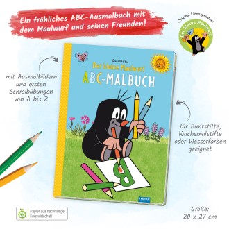 DER KLEINE MAULWURF ABC-Malbuch