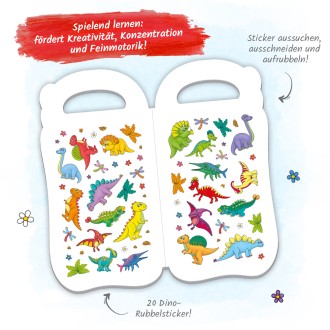 Malbuch Rubbelsticker "Dino"