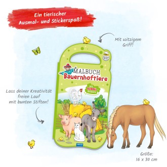 Malbuch Rubbelsticker "Bauernhof"