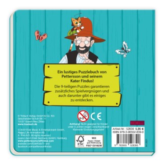 PETTERSSON & FINDUS Puzzlebuch quadratisch