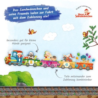 UNSER SANDMÄNNCHEN Puzzlebuch "Zahlenzug"