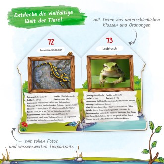 Wissensbuch "101 Heimische Tiere"