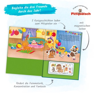 UNSER SANDMÄNNCHEN Magnet-Spielbuch "Pittiplatsch"