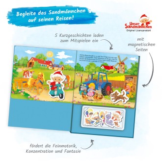 UNSER SANDMÄNNCHEN Magnet-Spielbuch "Sandmann"