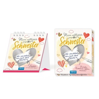 Überraschungsgrüße "Meine weltliebste Schwester"