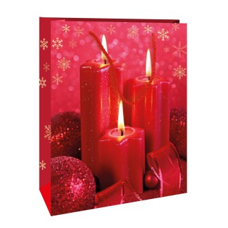 Weihnachts-Glitzertasche groß