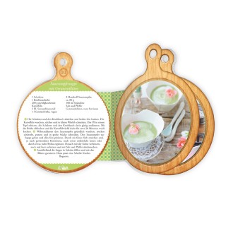 Rezeptbuch Brettchen "Vegetarische Küche"