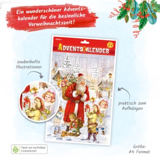 Adventskalender A 4 Bescherung