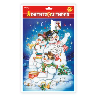 Adventskalender A 4 Schneemann
