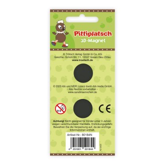 UNSER SANDMÄNNCHEN 3D Magnet "Pitti stehend"