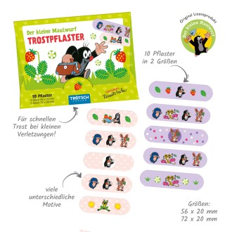 DER KLEINE MAULWURF Trostpflaster Maulwurf grün