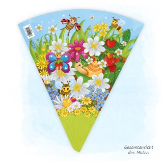 Schultüte Wiesenfreunde 35 cm