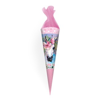 Schultüte Einhorn 35 cm