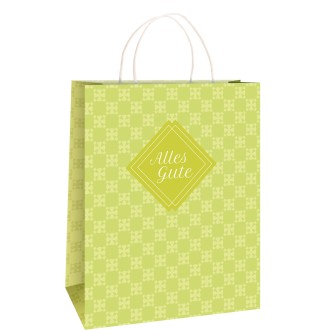 Geschenktasche "Retro-Wünsche" groß