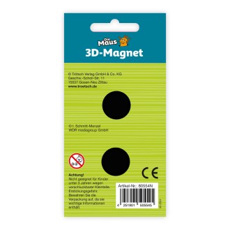 DIE MAUS 3D Magnet "Maus Herz"