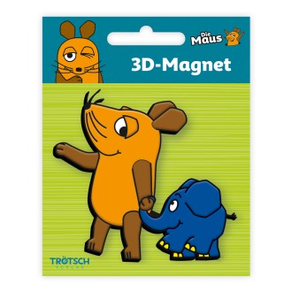 DIE MAUS Magnet "Maus und Elefant"