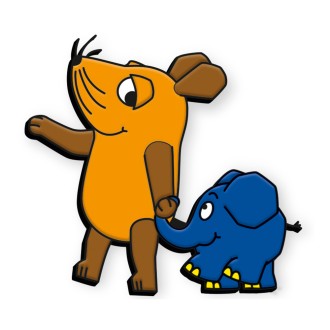 DIE MAUS Magnet "Maus und Elefant"
