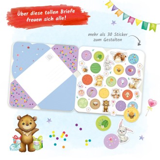 Briefpapierbuch Meine ersten Briefe "Waldfreunde"