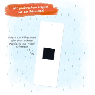 Notizblock mit Stift und Magnet "Krabbe"