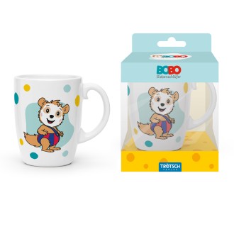 BOBO SIEBENSCHLÄFER Kindertasse "BOBO Punkte blau"