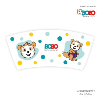 BOBO SIEBENSCHLÄFER Kindertasse "BOBO Punkte blau"