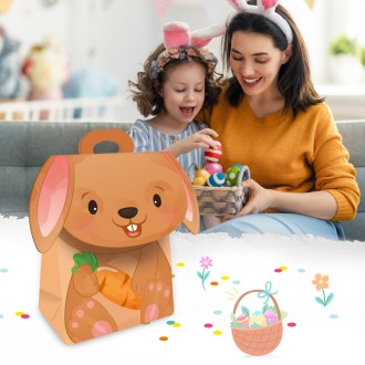 Geschenktasche mit Verschluss "Hase"