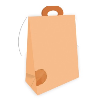 Geschenktasche mit Verschluss "Hase"