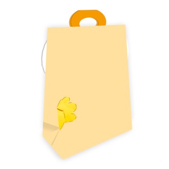 Geschenktasche mit Verschluss "Küken"