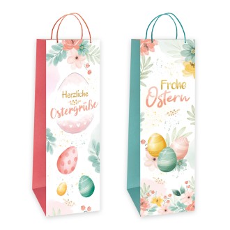 Geschenktasche Flasche "Ostern"