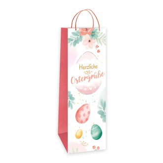 Geschenktasche Flasche "Ostern"