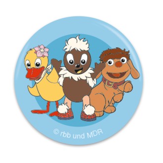 Unser Sandmännchen 4erSet Mini-Buttons "Pitti"