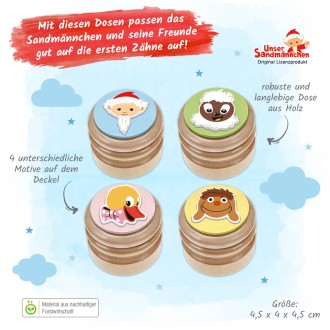 Unser Sandmännchen Milchzahndosen