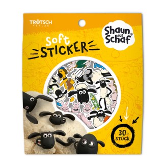 SHAUN das Schaf Soft-Sticker