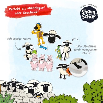 SHAUN das Schaf Soft-Sticker
