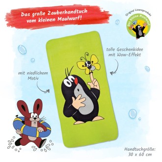 DER KLEINE MAULWURF Zauberhandtuch groß