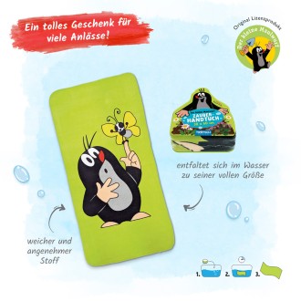 DER KLEINE MAULWURF Zauberhandtuch groß