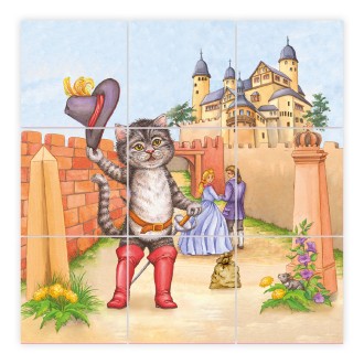Holz-Bilderwürfel Märchen