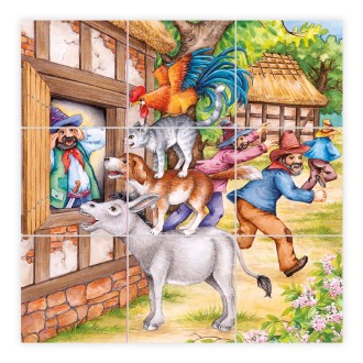 Holz-Bilderwürfel Märchen