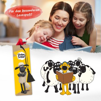 Shaun das Schaf 3D-Lesezeichen